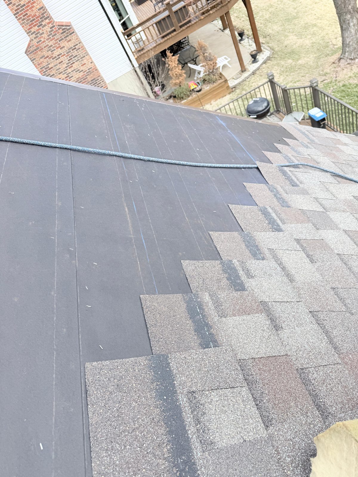Edge shingle detail